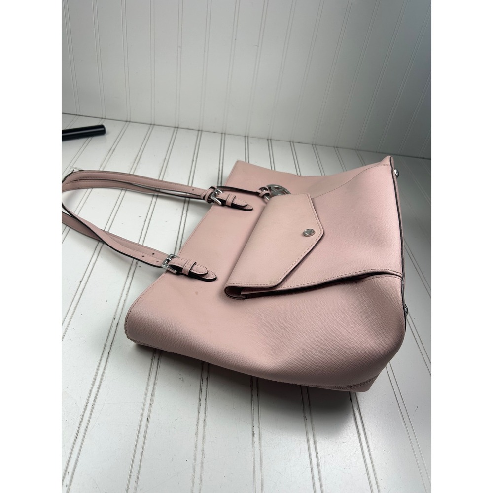 Michael Kors Vintage Pink Jet Set Saffiano Leather Multifunction Shoulder Bag - Picture 4 of 14